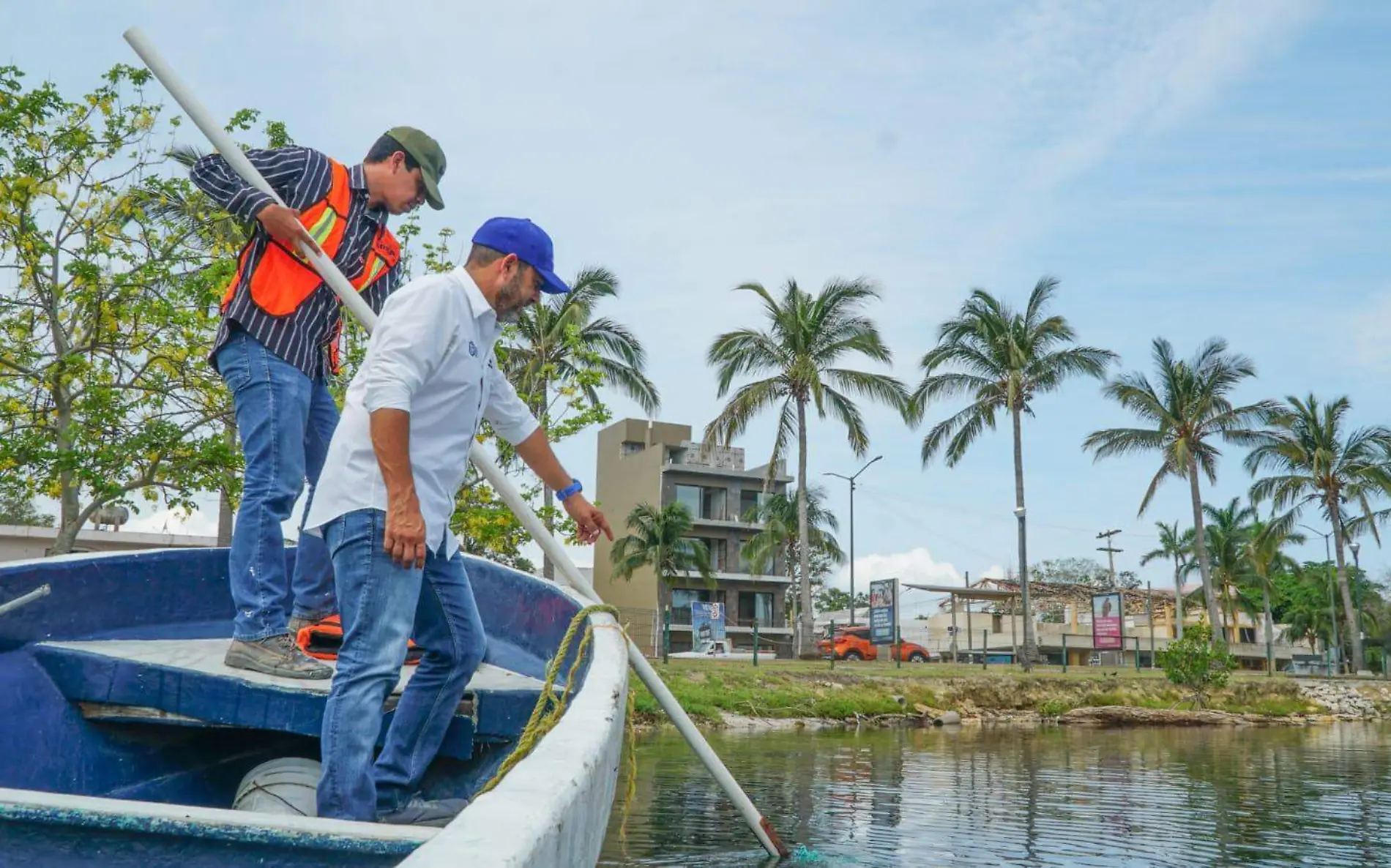 Recorridos de limpieza en el sistema lagunario de Tampico son permanentes Mario Cruces (1)